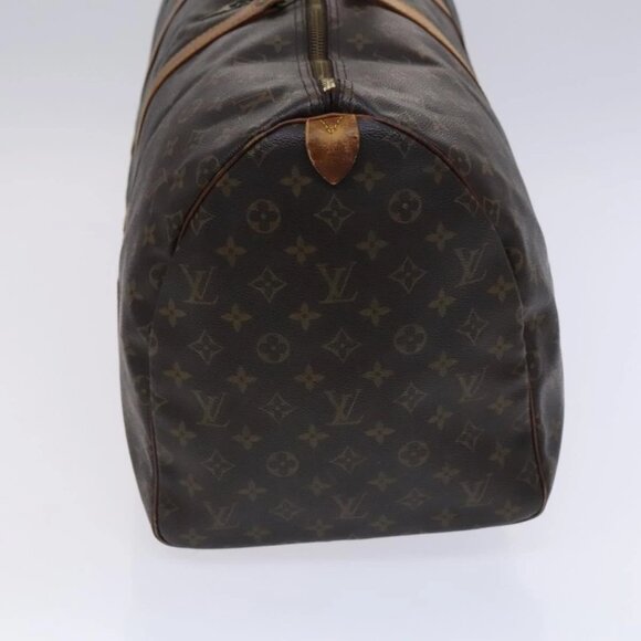 LOUIS VUITTON Monogram Keepall 55 Boston Bag M41424 LV Auth MY147 - Picture 6 of 16